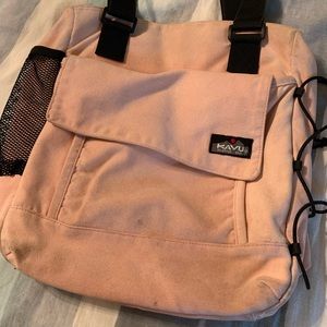 Blush pink Kavu tote